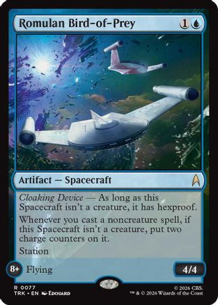 Romulan Bird-of-Prey (TRK-077) - Star Trek | Grognard Games