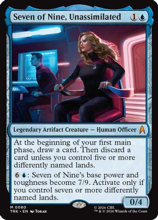Seven of Nine, Unassimilated (TRK-080) - Star Trek | Grognard Games