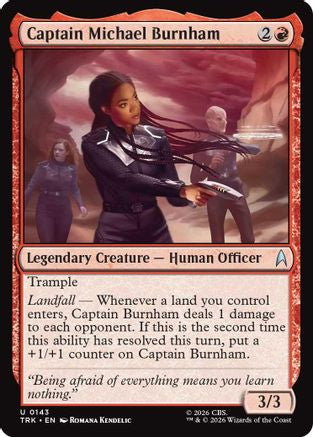 Captain Michael Burnham (TRK-143) - Star Trek | Grognard Games