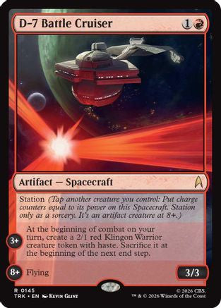 D-7 Battle Cruiser (TRK-145) - Star Trek | Grognard Games