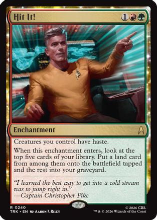 Hit It! (TRK-240) - Star Trek Foil | Grognard Games