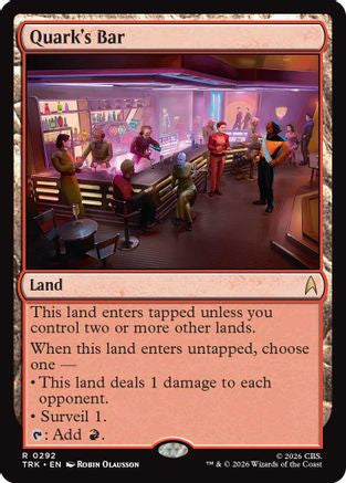 Quark's Bar (TRK-292) - Star Trek Foil | Grognard Games