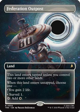 Federation Outpost (Borderless) (TRK-332) - Star Trek | Grognard Games