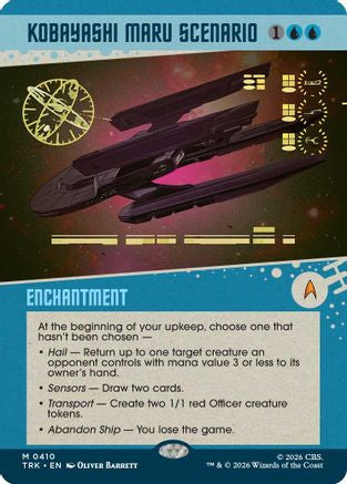 Kobayashi Maru Scenario (Showcase) (TRK-410) - Star Trek Foil | Grognard Games