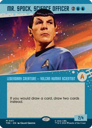 Mr. Spock, Science Officer (Showcase) (TRK-411) - Star Trek Foil | Grognard Games