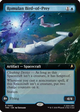 Romulan Bird-of-Prey (Extended Art) (TRK-452) - Star Trek | Grognard Games