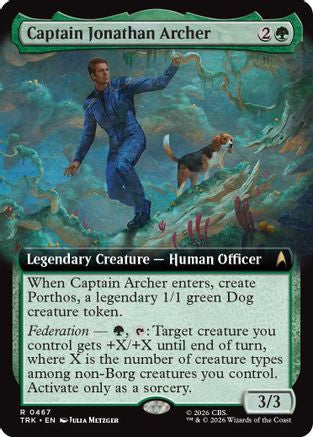 Captain Jonathan Archer (Extended Art) (TRK-467) - Star Trek | Grognard Games