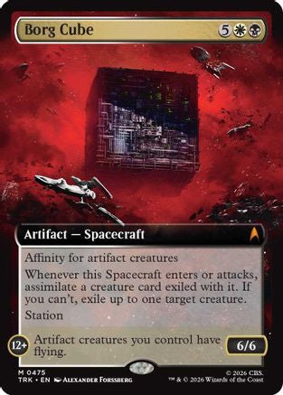 Borg Cube (Extended Art) (TRK-475) - Star Trek | Grognard Games