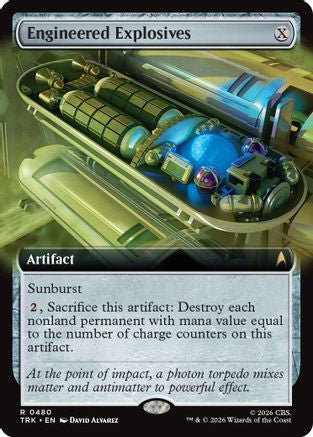 Engineered Explosives (Extended Art) (TRK-480) - Star Trek Foil | Grognard Games