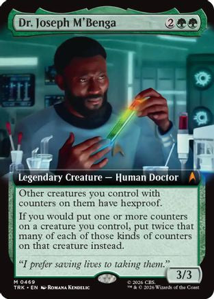 Dr. Joseph M'Benga (Extended Art) (TRK-469) - Star Trek | Grognard Games
