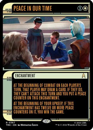 Peace in Our Time (Showcase) (TRK-367) - Star Trek Foil | Grognard Games