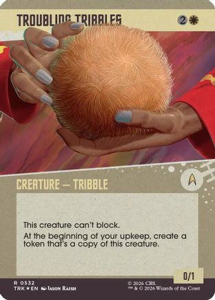 Troubling Tribbles (Showcase) (Surge Foil) (TRK-532) - Star Trek Foil | Grognard Games