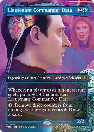 Lieutenant Commander Data (Borderless) (TRK-359) - Star Trek | Grognard Games