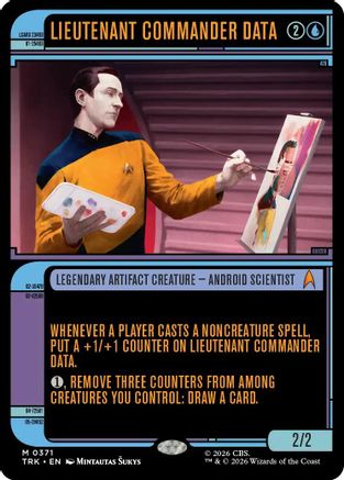 Lieutenant Commander Data (Showcase) (TRK-371) - Star Trek Foil | Grognard Games