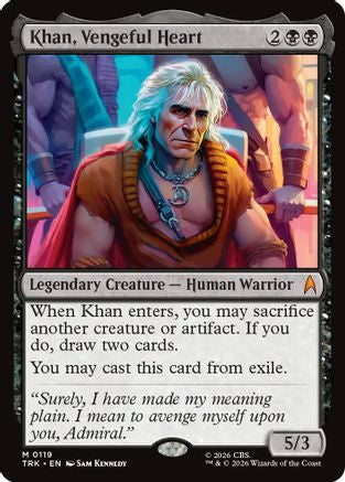 Khan, Vengeful Heart (TRK-119) - Star Trek Foil | Grognard Games
