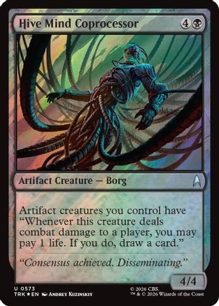 Hive Mind Coprocessor (Surge Foil) (TRK-573) - Star Trek Foil | Grognard Games
