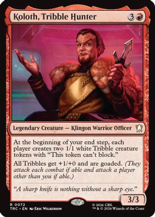 Koloth, Tribble Hunter (TRK-072) - Star Trek Foil | Grognard Games