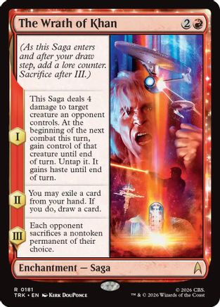 The Wrath of Khan (TRK-181) - Star Trek | Grognard Games