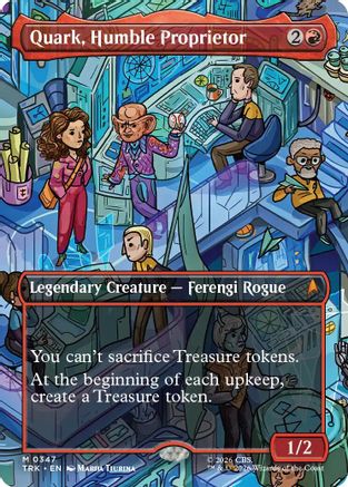 Quark, Humble Proprietor (Borderless) (TRK-347) - Star Trek | Grognard Games