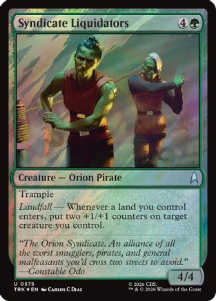 Syndicate Liquidators (TRK-575) - Star Trek Foil | Grognard Games