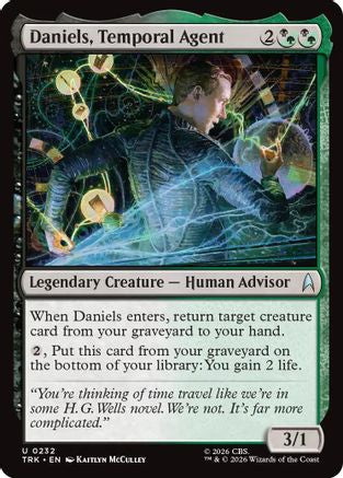 Daniels, Temporal Agent (TRK-232) - Star Trek Foil | Grognard Games