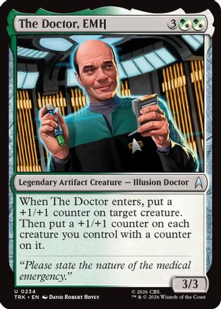 The Doctor, EMH (TRK-234) - Star Trek Foil | Grognard Games