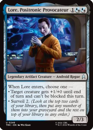 Lore, Positronic Provocateur (TRK-246) - Star Trek Foil | Grognard Games