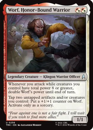 Worf, Honor-Bound Warrior (TRK-256) - Star Trek | Grognard Games
