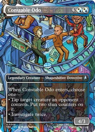 Constable Odo (Borderless) (TRK-348) - Star Trek Foil | Grognard Games