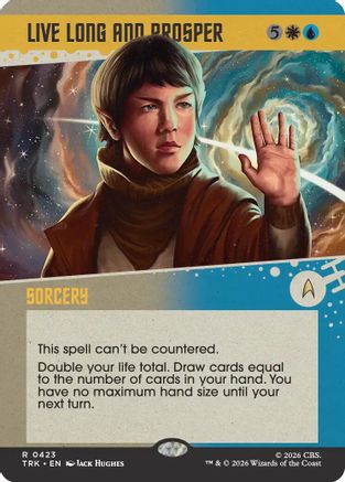 Live Long and Prosper (Showcase) (TRK-423) - Star Trek | Grognard Games