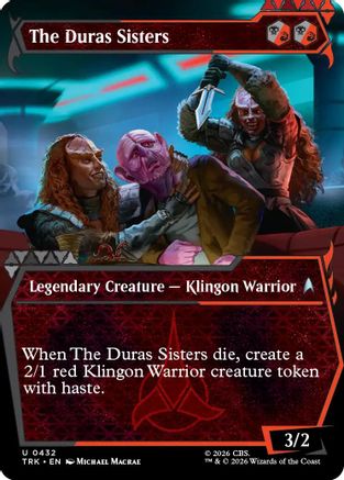 The Duras Sisters (Showcase) (TRK-432) - Star Trek | Grognard Games