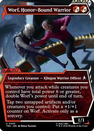 Worf, Honor-Bound Warrior (Showcase) (0435) (TRK-435) - Star Trek | Grognard Games