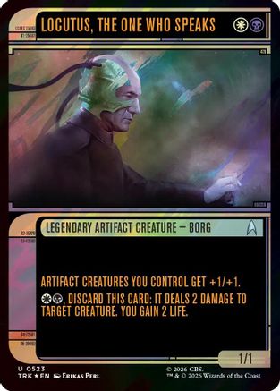 Locutus, the One Who Speaks (Showcase) (Surge Foil) (TRK-523) - Star Trek Foil | Grognard Games