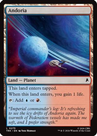 Andoria (TRK-275) - Star Trek Foil | Grognard Games