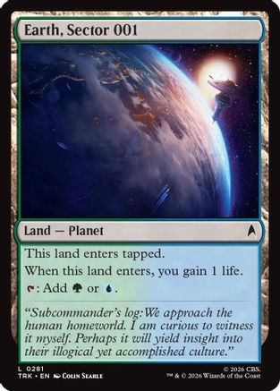 Earth, Sector 001 (TRK-281) - Star Trek | Grognard Games