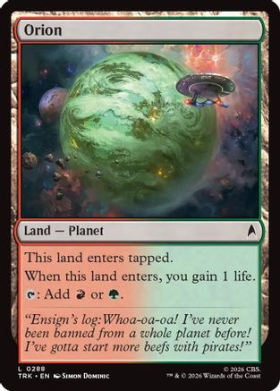Orion (TRK-288) - Star Trek Foil | Grognard Games