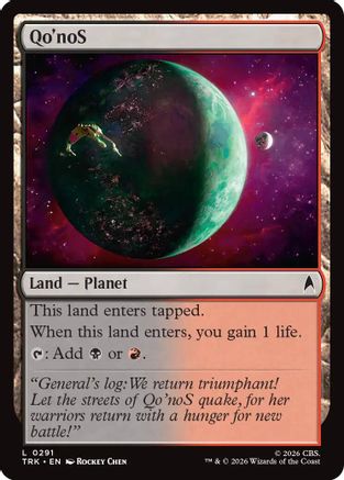 Qo'noS (TRK-291) - Star Trek Foil | Grognard Games