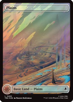 Plains (0482) (Surge Foil) (TRK-482) - Star Trek Foil | Grognard Games