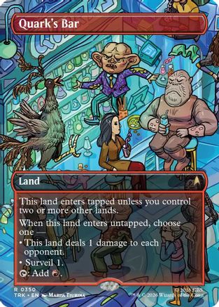 Quark's Bar (Borderless) (0350) (TRK-350) - Star Trek Foil | Grognard Games