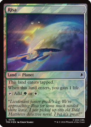 Risa (Surge Foil) (TRK-578) - Star Trek Foil | Grognard Games
