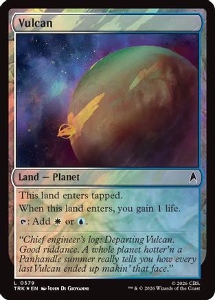 Vulcan (Surge Foil) (TRK-579) - Star Trek Foil | Grognard Games