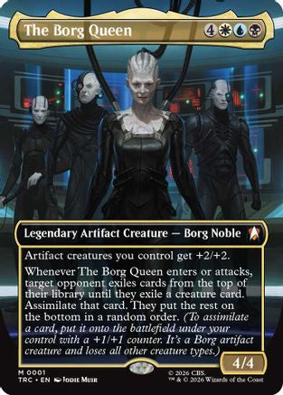 The Borg Queen (Borderless) (TRC-001) - Commander: Star Trek | Grognard Games