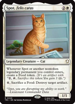 Spot, Felis catus (TRC-029) - Commander: Star Trek | Grognard Games