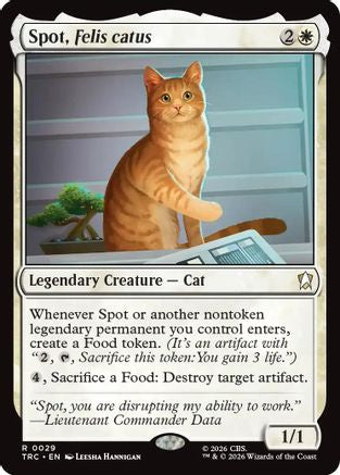 Spot, Felis catus (Surge Foil) (TRC-029) - Commander: Star Trek Foil | Grognard Games