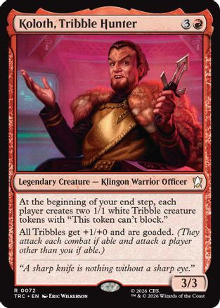 Koloth, Tribble Hunter (TRC-072) - Commander: Star Trek | Grognard Games
