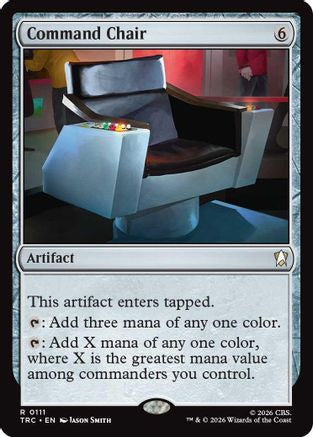 Command Chair (TRC-111) - Commander: Star Trek | Grognard Games