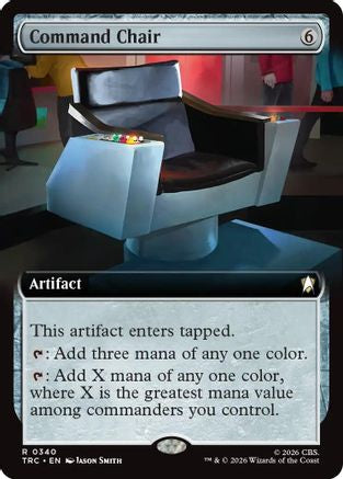 Command Chair (Extended Art) (TRC-340) - Commander: Star Trek | Grognard Games