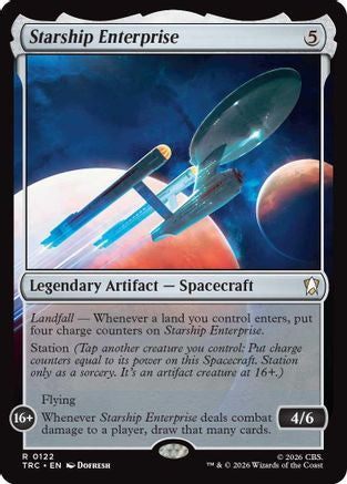 Starship Enterprise (TRC-122) - Commander: Star Trek | Grognard Games
