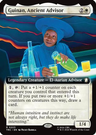 Guinan, Ancient Advisor (Extended Art) (TRC-223) - Commander: Star Trek | Grognard Games