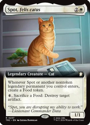 Spot, Felis catus (Extended Art) (TRC-237) - Commander: Star Trek | Grognard Games